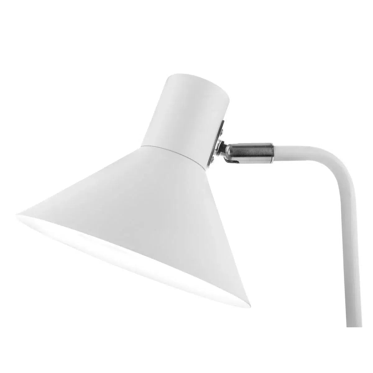 Lampe de Bureau Blanche Industrielle