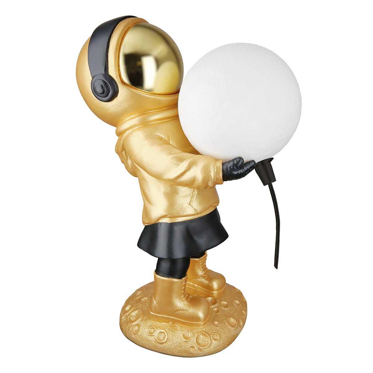 Lampe de Chevet Astronaute Apollo Doré