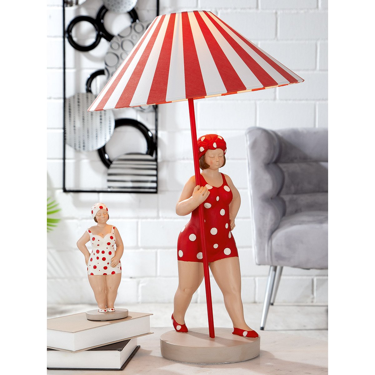 Lampe de Bureau "Becky" Rouge