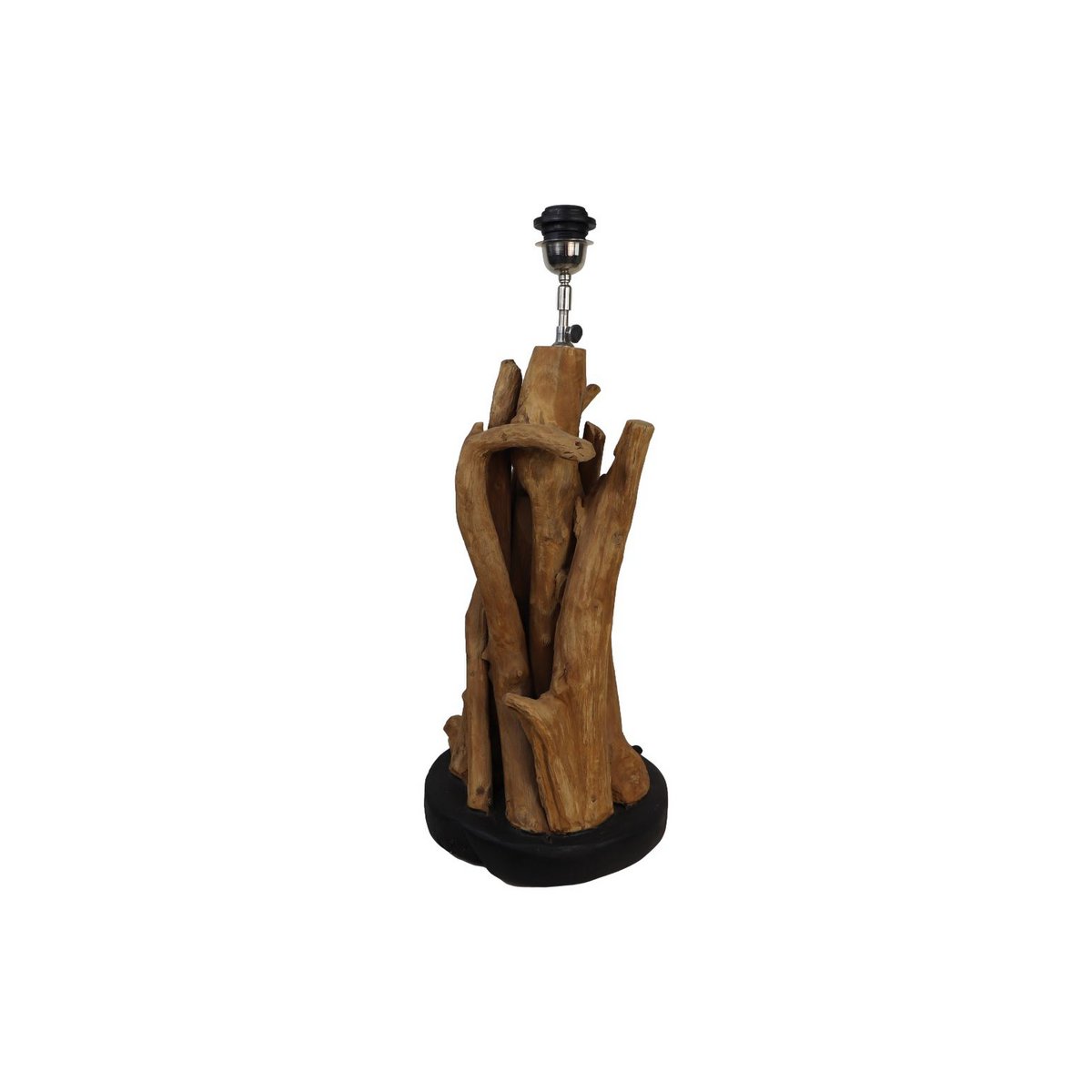 Pied de Lampe Bois Naturel