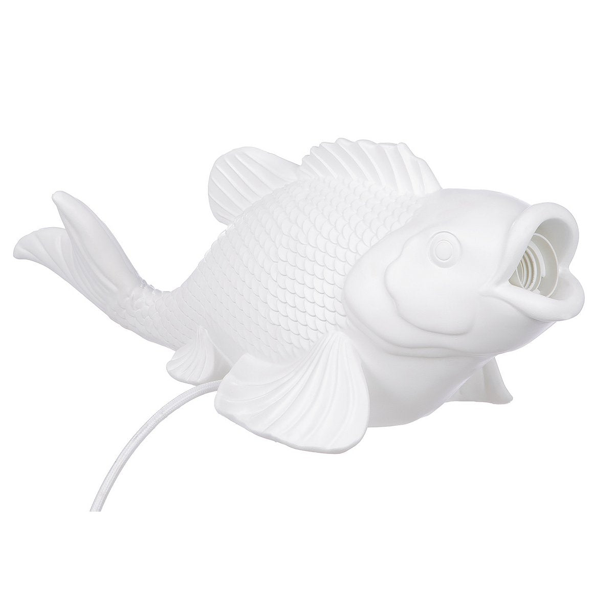 Lampe de Bureau Poisson Blanc Koï