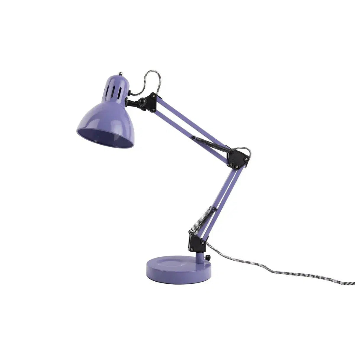 Lampe de Bureau Mauve Industrielle