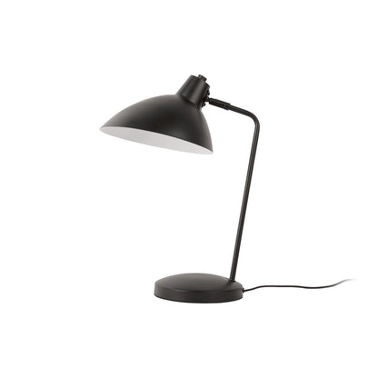 Lampe de Bureau Noire en Métal