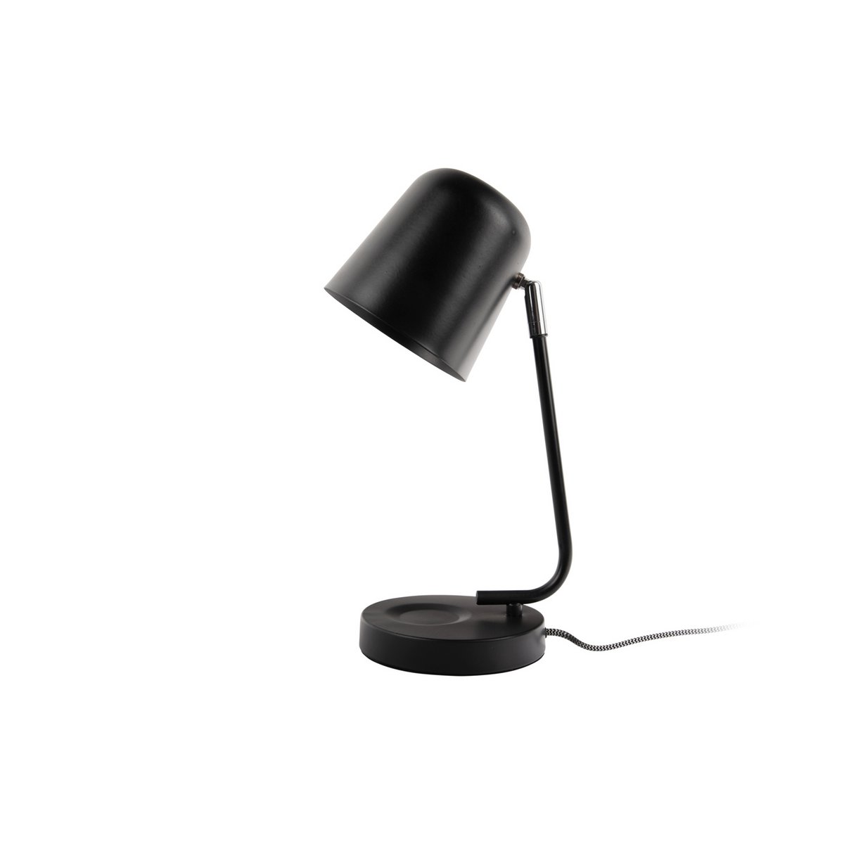 Lampe de Bureau Noire Industrielle