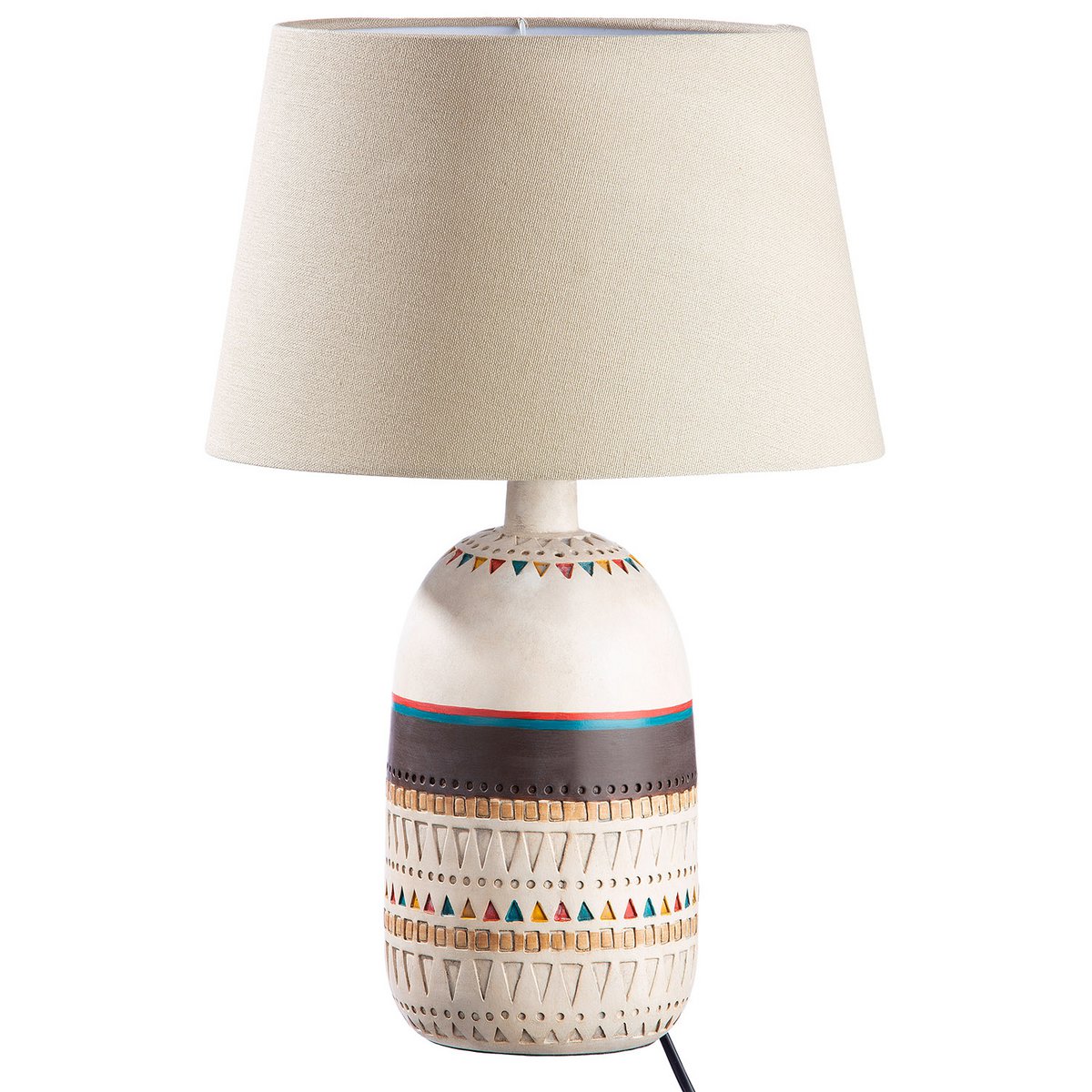 Lampe de Chevet Originale Céramique Beige