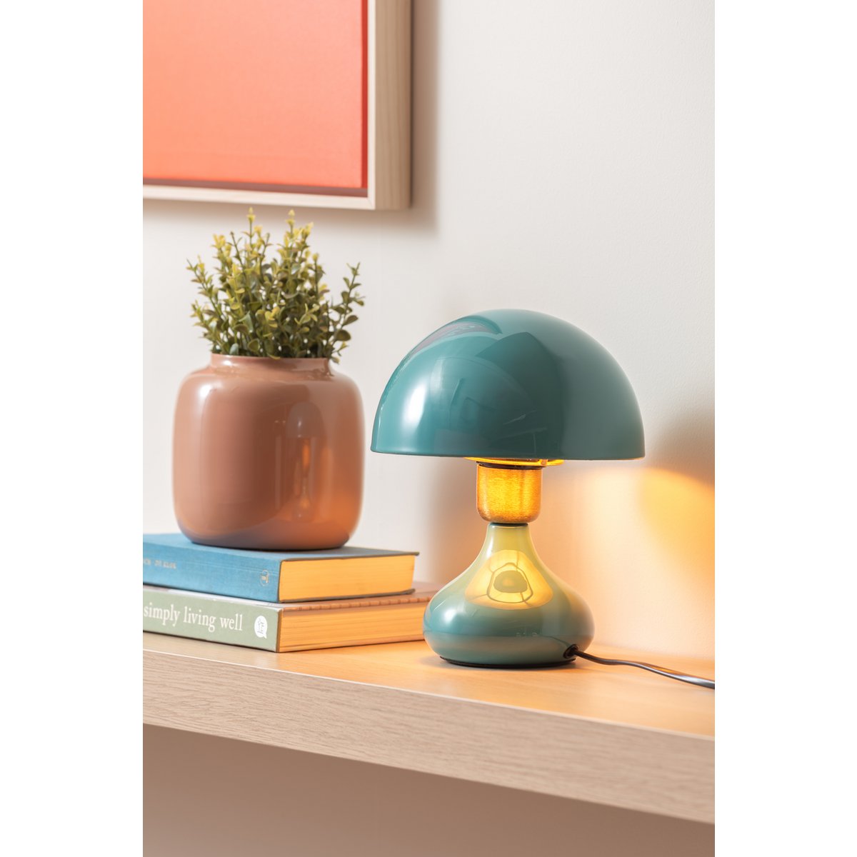 Lampe de chevet Originale Turquoise Bleu