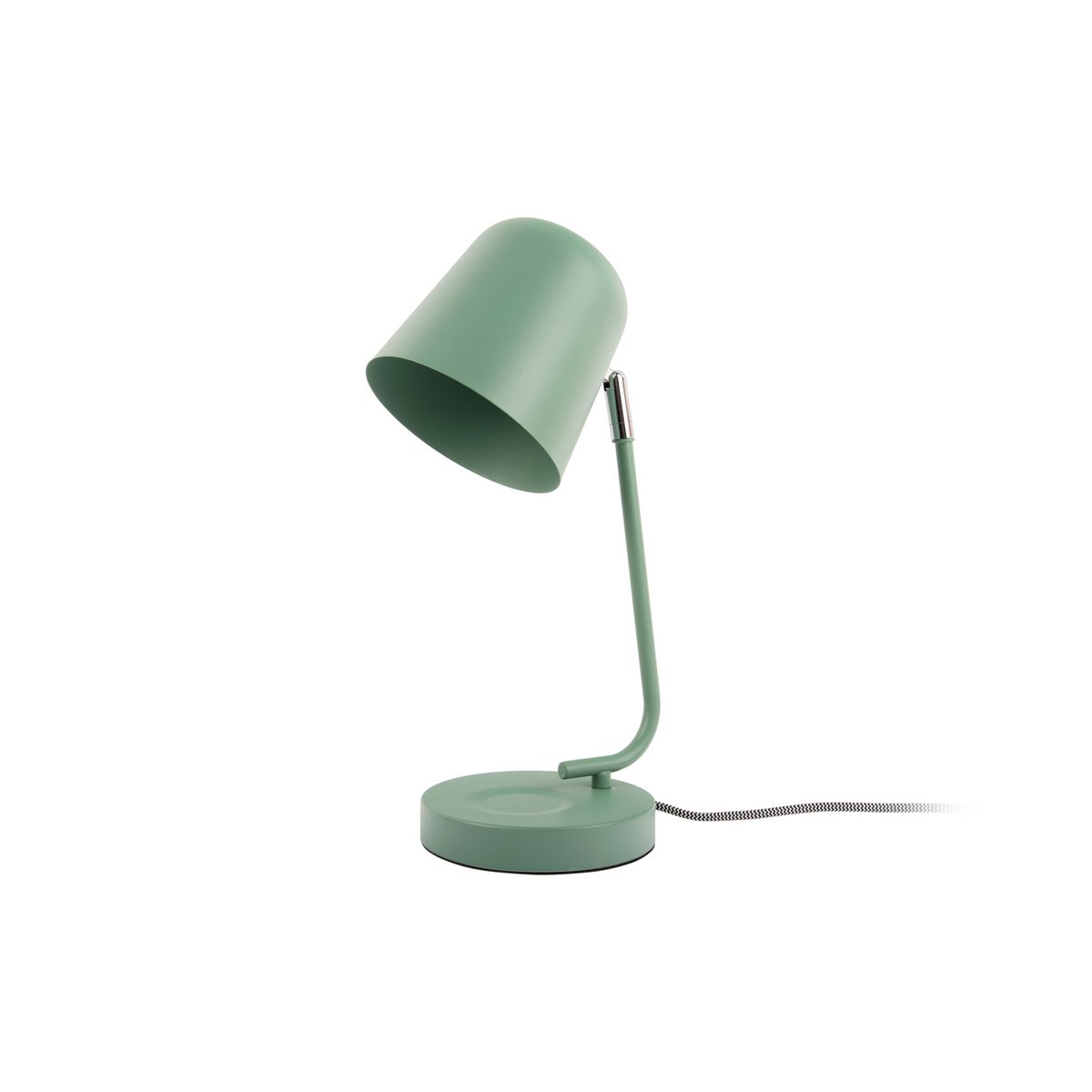 Lampe de chevet Verte Design Abat-Jour Incurvé