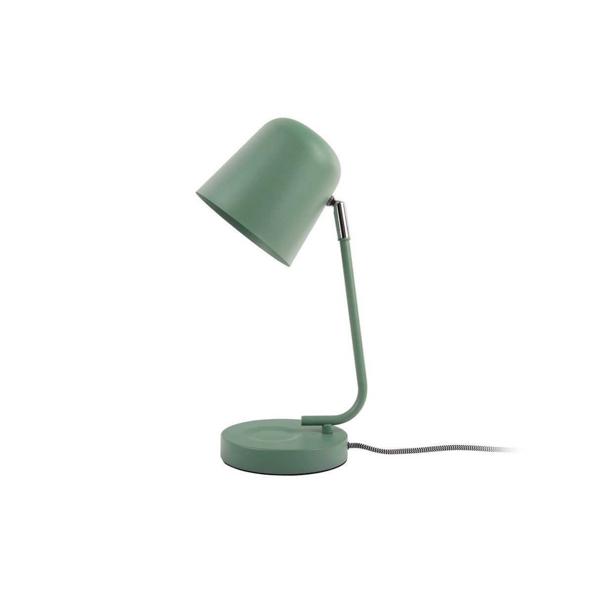 Lampe de chevet Verte Design Abat-Jour Incurvé