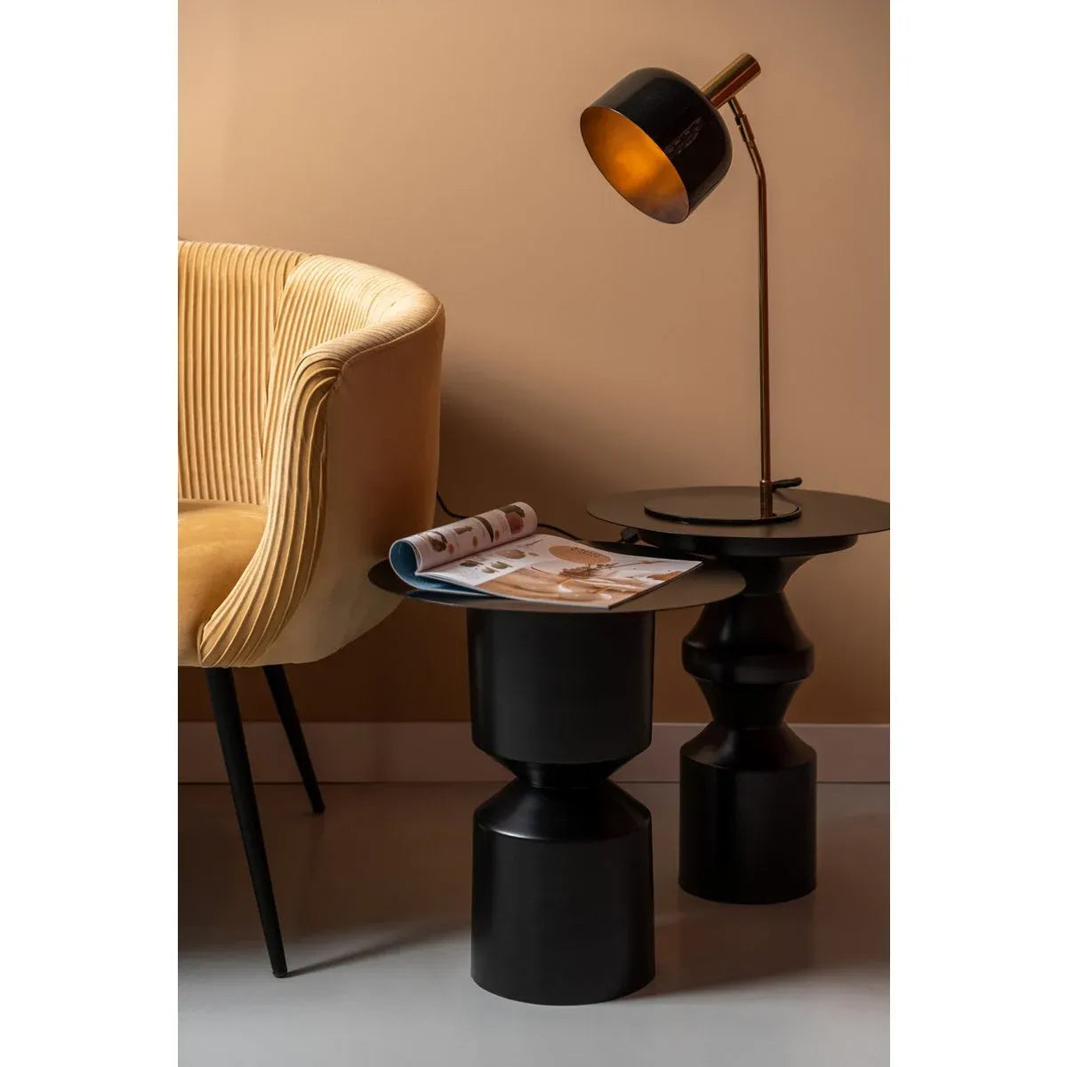 Lampe de chevet Vintage Noir