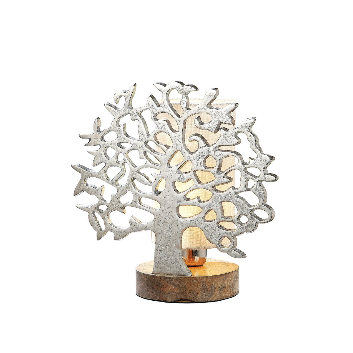 Lampe en Bureau Design Bois "Arbre de Vie"